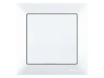 Выключатель 1-клав. (скрытый, пруж.зажим) белый, DARIA, MUTLUSAN