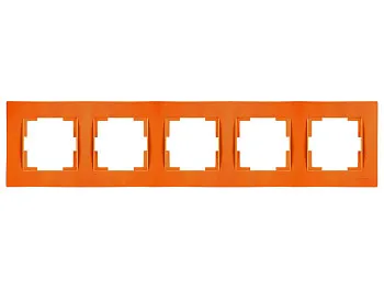 Рамка 5-ая горизонтальная оранжевая, RITA, MUTLUSAN