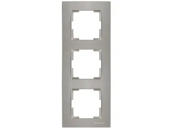 Рамка 3-ая вертикальная титан, RITA, MUTLUSAN