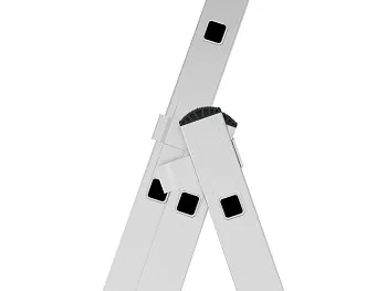 Лестница алюм. 3-х секц. 276/708/292см 3х11 ступ., 15,6кг PRO STARTUL (ST9942-11)
