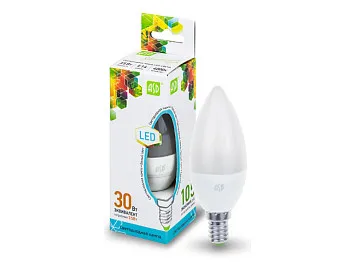 Лампа светодиодная C37 СВЕЧА 3.5 Вт 160-260В E14 4000К ASD