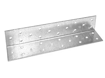 Уголок крепежный равносторонний 200х40х40 мм KUR белый цинк STARFIX