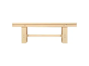 Лавочка разборная, 120х33х43 см, липа, "Банные штучки"