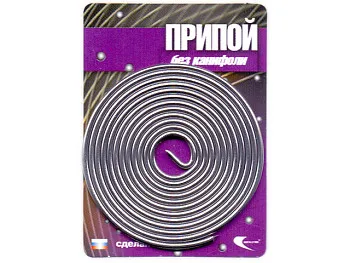 Припой ПОС-61 проволока, спираль ф1,5мм