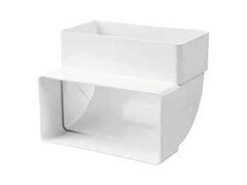 Колено воздуховода 7272 вертик. 120х60мм ZERNBERG