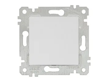 Выключатель 1-клав. двухполюсный (скрытый, без рамки, винт. зажим) белый, RITA, MUTLUSAN