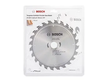 Диск пильный 230х30 мм 24 зуб. по дереву ECO FOR WOOD BOSCH