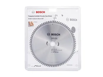 Диск пильный 254х30 мм 80 зуб. по дереву ECO WOOD BOSCH