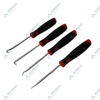 Набор крючков для демонтажа уплотнительных колец и сальников (4 предмета) Хорекс Авто HZ 25.1.178S