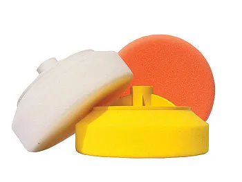 Полировальный круг 150/50, на резьбе M14 (желтый, средн. мягкость)