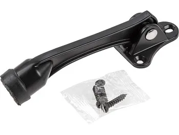 Фиксатор дверной L134 черный STARFIX