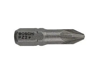 Насадка (бита) крестообразная PZ2 25 мм BOSCH Extra Hart