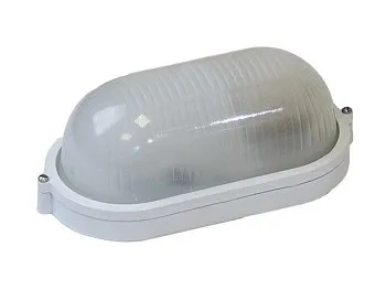 Светильник овал/белый, 60Вт, IP54 (НБП 04-60-001) Юпитер