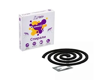 Спирали от комаров, 10 шт., HELP