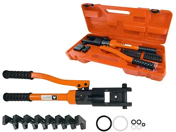 Пресс клещи гидравлические ПГРс-120 с набором матриц (10-120мм2), 8 штук, МастерЭлектрик  TDM