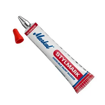 Маркер промышл. перманентный с шариковым наконечником MARKAL STYLMARK КРАСНЫЙ