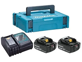 Комплект аккумулятор LXT 18.0 В BL1850B 2 шт. + зарядное устройство DC18RC в кейсе