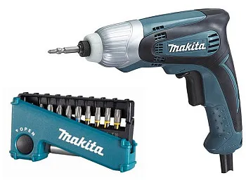 Шуруповерт MAKITA TD 0100 в кор. + Акция (набор насадок)