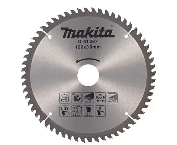 Диск пильный 190х30х2,2/1,4 мм 60 зуб. универсальный MAKITA