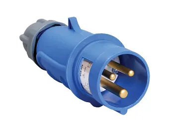 Вилка силовая 16А 220В 2P+PE IP44 MAGNUM