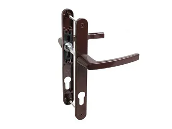 Ручка на планке БУЛАТ РФ 85.70.25.02.8017  УРАЛ  коричн. с пружин. м/о 85  ЛДМ