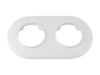 Рамка 2-местная белая, Прованс, Bylectrica