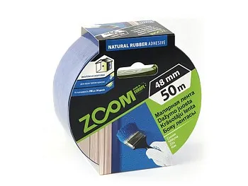 Лента малярная профессиональная 38ммх50м ZOOM, синяя