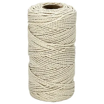 Нить хлопковая крученая двухпрядная 2 мм 100 м STARFIX