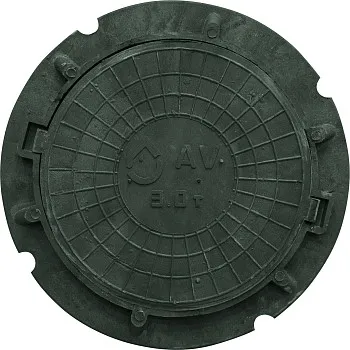 Люк садовый А30 (30 кН) зеленый, AV Engineering