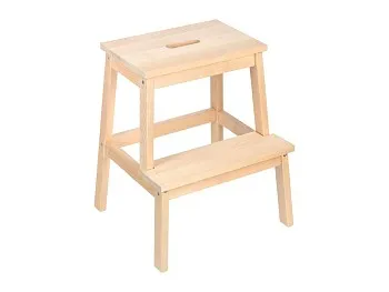 Табурет-стремянка, 40х42х50 см, береза, "Банные штучки"