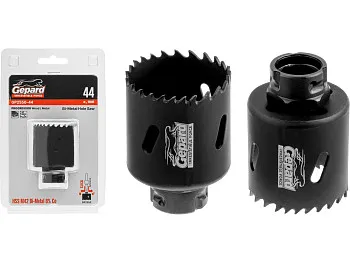 Коронка биметаллическая  d44 мм PROGRESSOR GEPARD