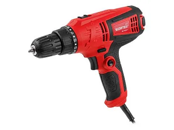 Дрель-шуруповерт WORTEX LX DR 1023-1 в кор. 280 Вт, 28 Нм, 2 скор., быстрозажимной патрон: 10 мм