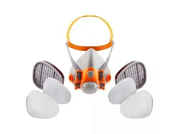 Полумаска 6500 с фильтрами 6510 А1 с предфильтрами и с держателями Jeta Safety (комплект)