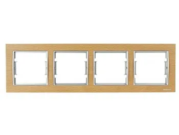 Рамка 4-ая горизонтальная дерево бук ELITRA, MUTLUSAN