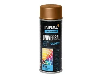 Краска-эмаль аэроз. универсальная медный металлик INRAL 400мл (8029)
