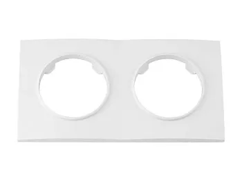 Рамка 2-местная белая, Прованс, Bylectrica