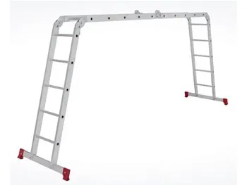 Лестница алюм. многофункц. трансформер 4х5 ступ., 14,8кг NV2320 Новая высота