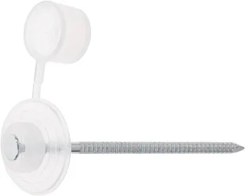 Гвоздь кровельный 2.8х70 мм с пласт. шляпкой, бесцветный (100 шт в пласт. конт.) STARFIX