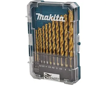 Набор сверл по металлу HSS-TiN Economy 1.5-6.5 мм (13 шт) MAKITA