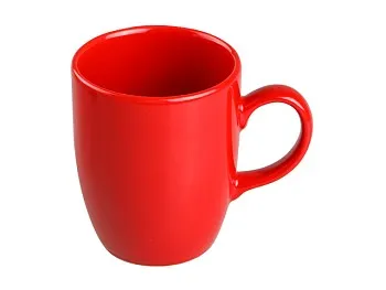 Кружка керамическая, 300 мл, серия Бодрум, красная, PERFECTO LINEA