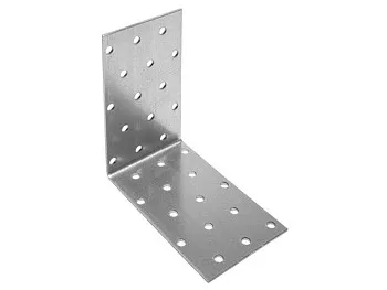 Уголок крепежный равносторонний 60х100х100 мм KUR белый цинк STARFIX