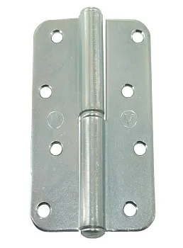 Петля 130 мм левая, белый цинк STARFIX