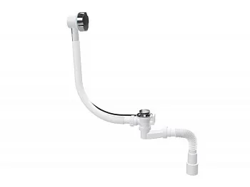 Сифон для ванны автомат, с гибкой трубой 1 1/2" - 40/50 мм, AV Engineering