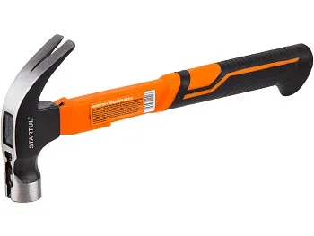 Молоток-гвоздодер 0,56кг с магнитом, фибергл.рукоятка STARTUL PROFI (ST2204-05)