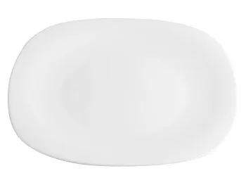 Тарелка обеденная стеклокерамическая, 278 мм, квадратная, серия QUADRO (Квадро), DIVA LA OPALA