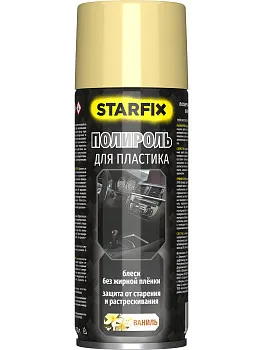 Полироль для пластика STARFIX ваниль (аэрозоль) 650 мл