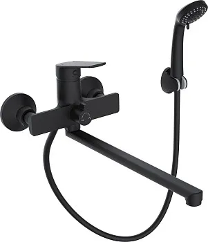 Смеситель для ванны D35-A черный, серия 800 ECONOCE