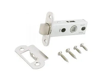 Защелка врезная межк. L45-8-R18 SN никель  АЛЛЮР