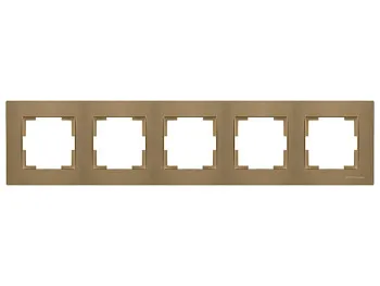 Рамка 5-ая горизонтальная золотая, RITA, MUTLUSAN