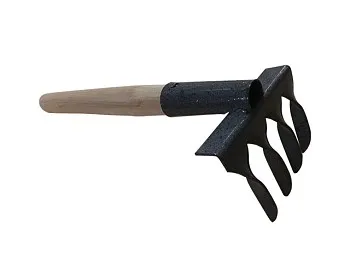 Грабли малые витые 4 зуб. с дер.черенком 370мм